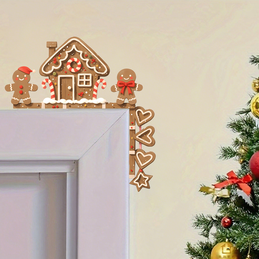 Baby Nursery Wall Art - Gingerbread House & Man Christmas Wall