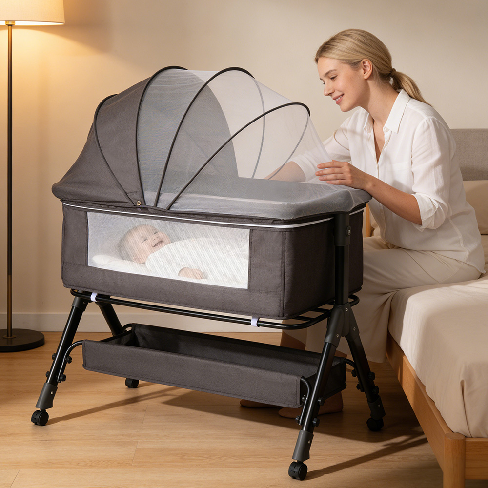 Bassinet Bedside Sleeper - 3 in 1 Baby Bassinet Bedside