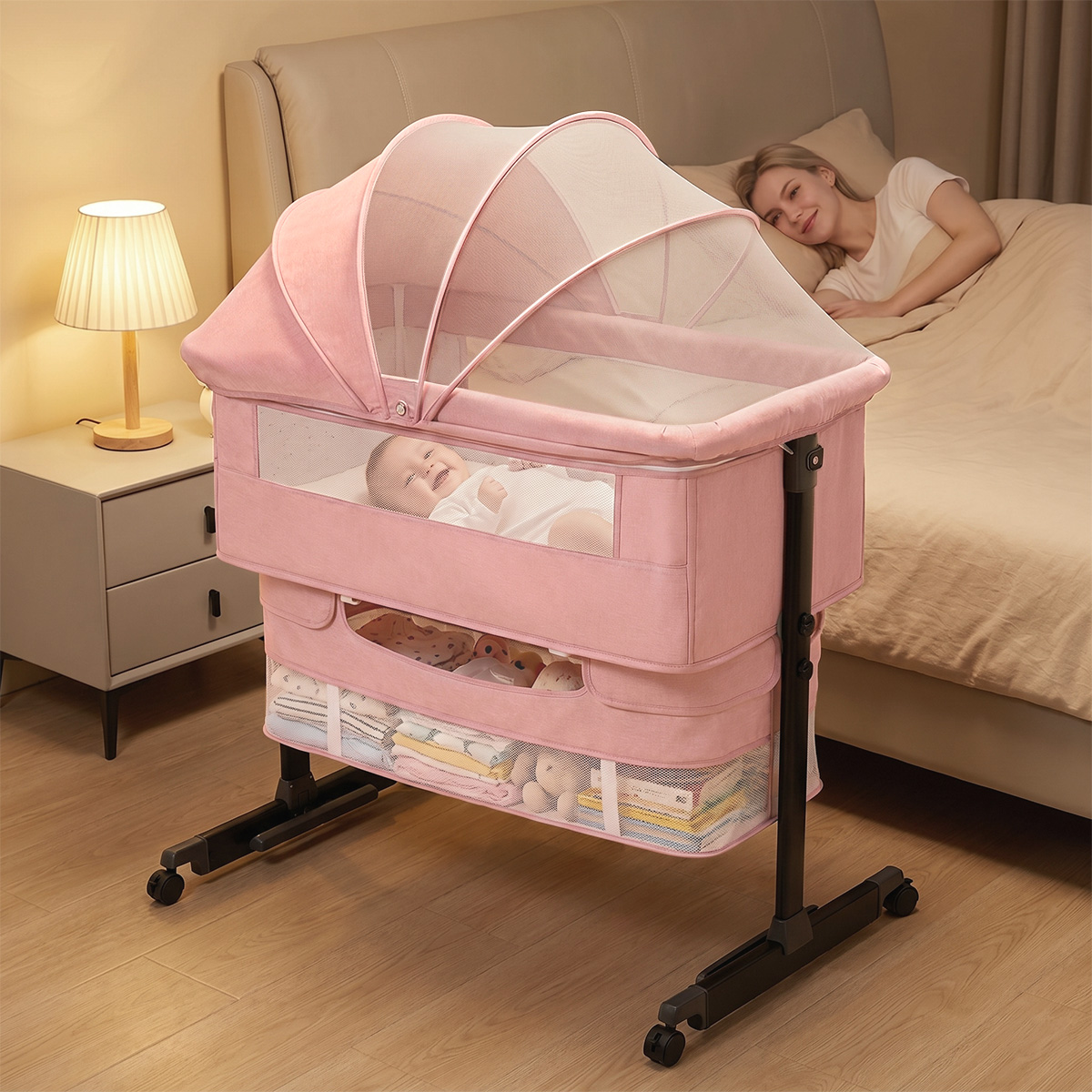 Bassinet Bedside Sleeper - Kmaier Baby Bassinet Bedside Sleeper with