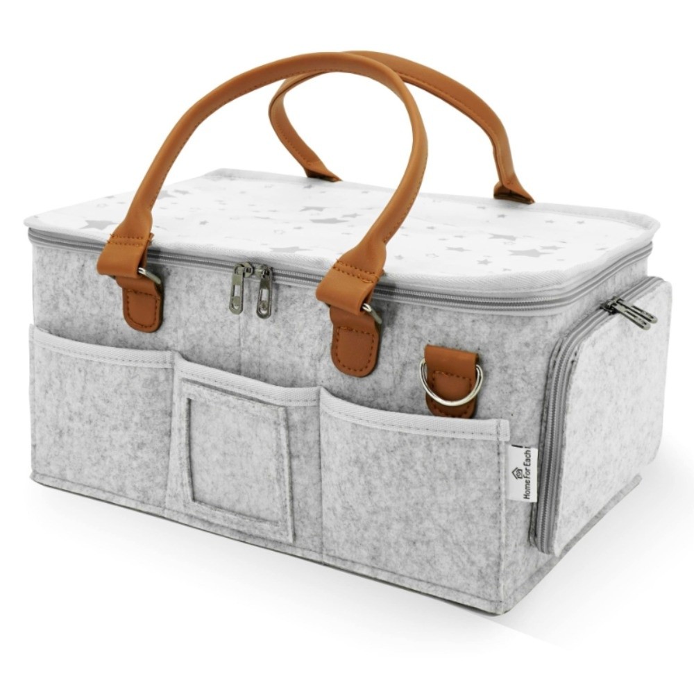 Baby Nursery Organization Ideas - New Felt Baby Diaper Storage Bag