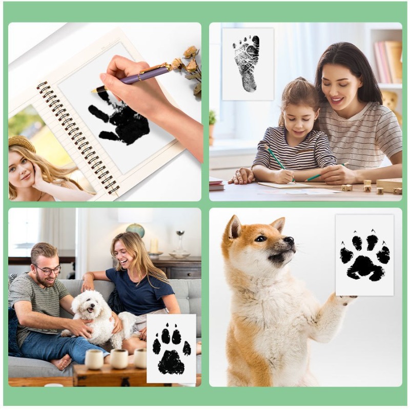 1pcs DIY Hand and Footprint Ki - Footprint Ink Kit ulasan dan harga