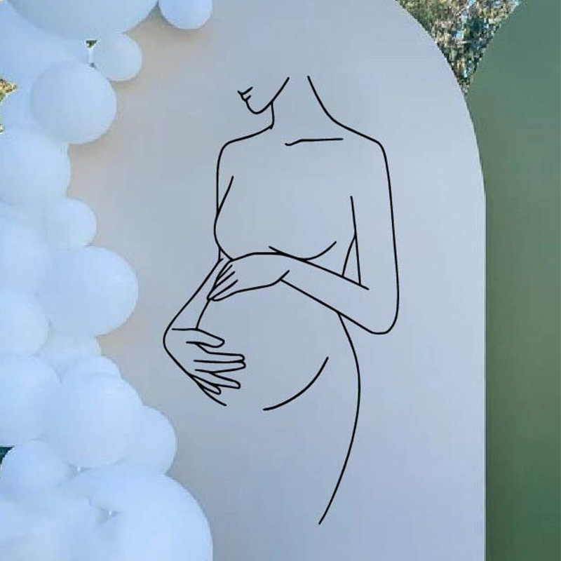 Pregnant Woman Art Gender Reve - Baby Nursery Gender Neutral ulasan dan harga