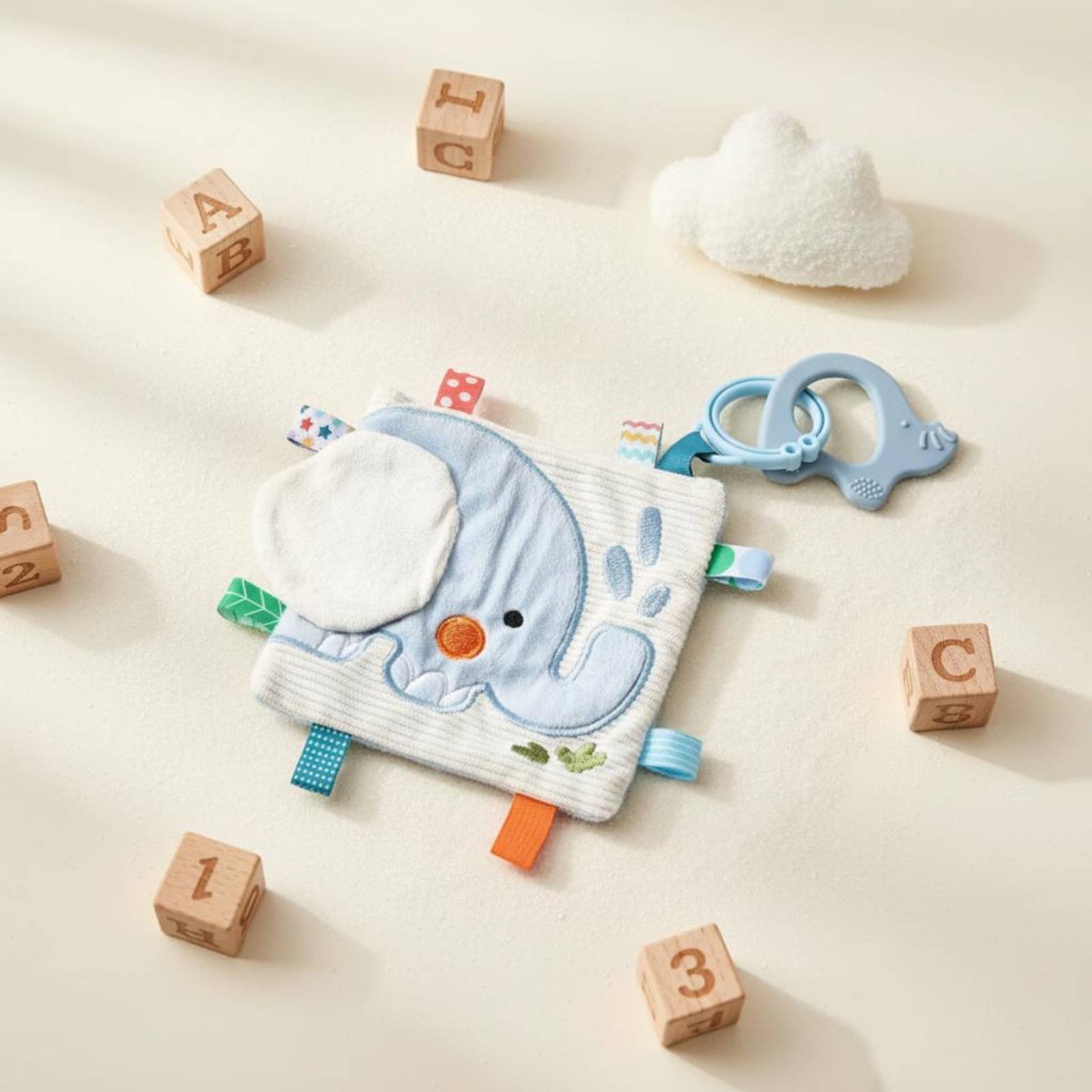 Elephant Lovey Toy Ultra-Soft  - Baby Nursery Gender Neutral ulasan dan harga