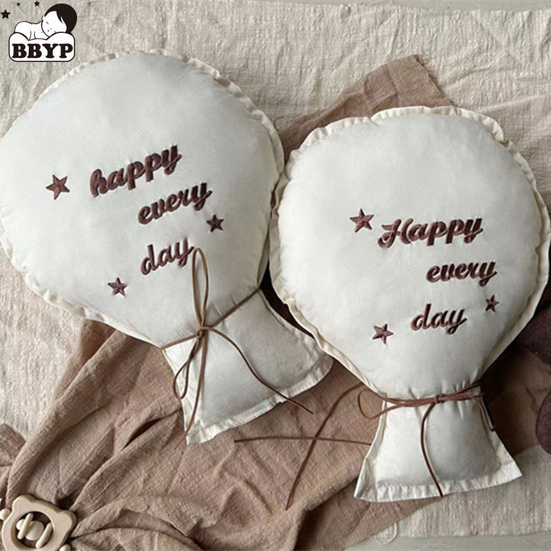 2Pcs Cotton Embroidery Balloon - Baby Nursery Music ulasan dan harga