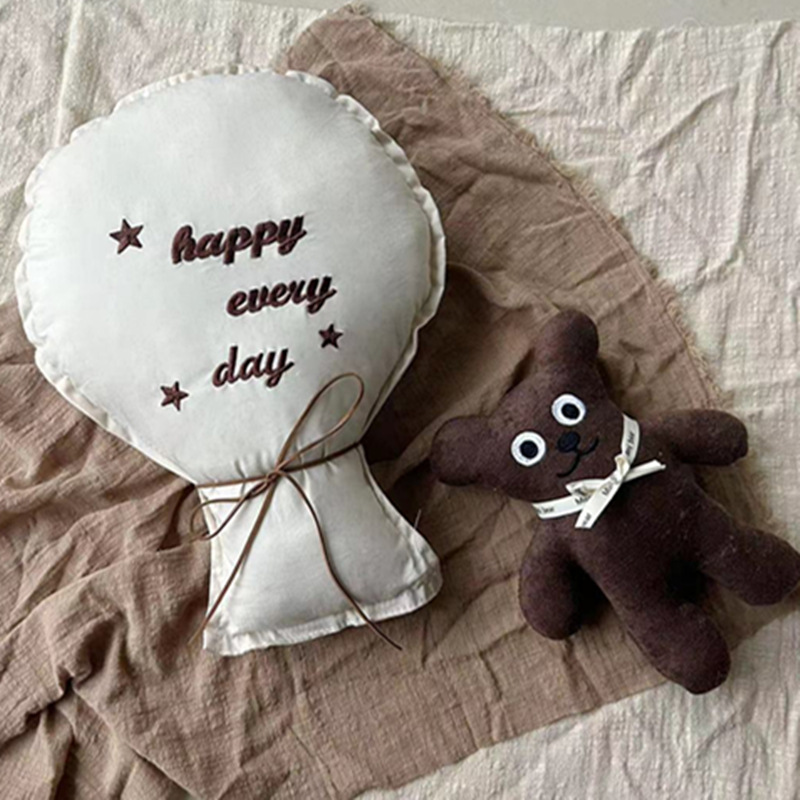 2Pcs Cotton Embroidery Balloon - Baby Nursery Music ulasan dan harga