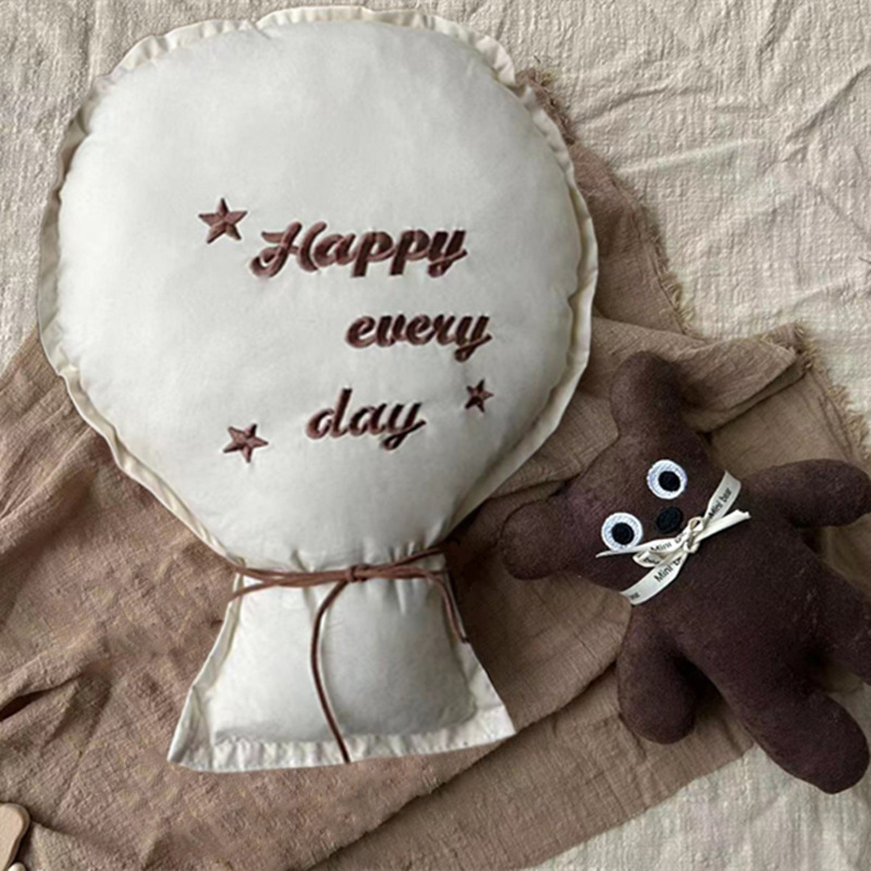 2Pcs Cotton Embroidery Balloon - Baby Nursery Music ulasan dan harga