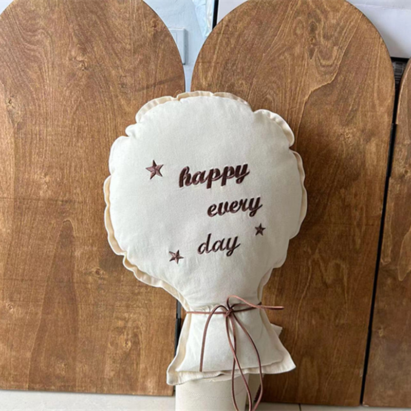 2Pcs Cotton Embroidery Balloon - Baby Nursery Music ulasan dan harga