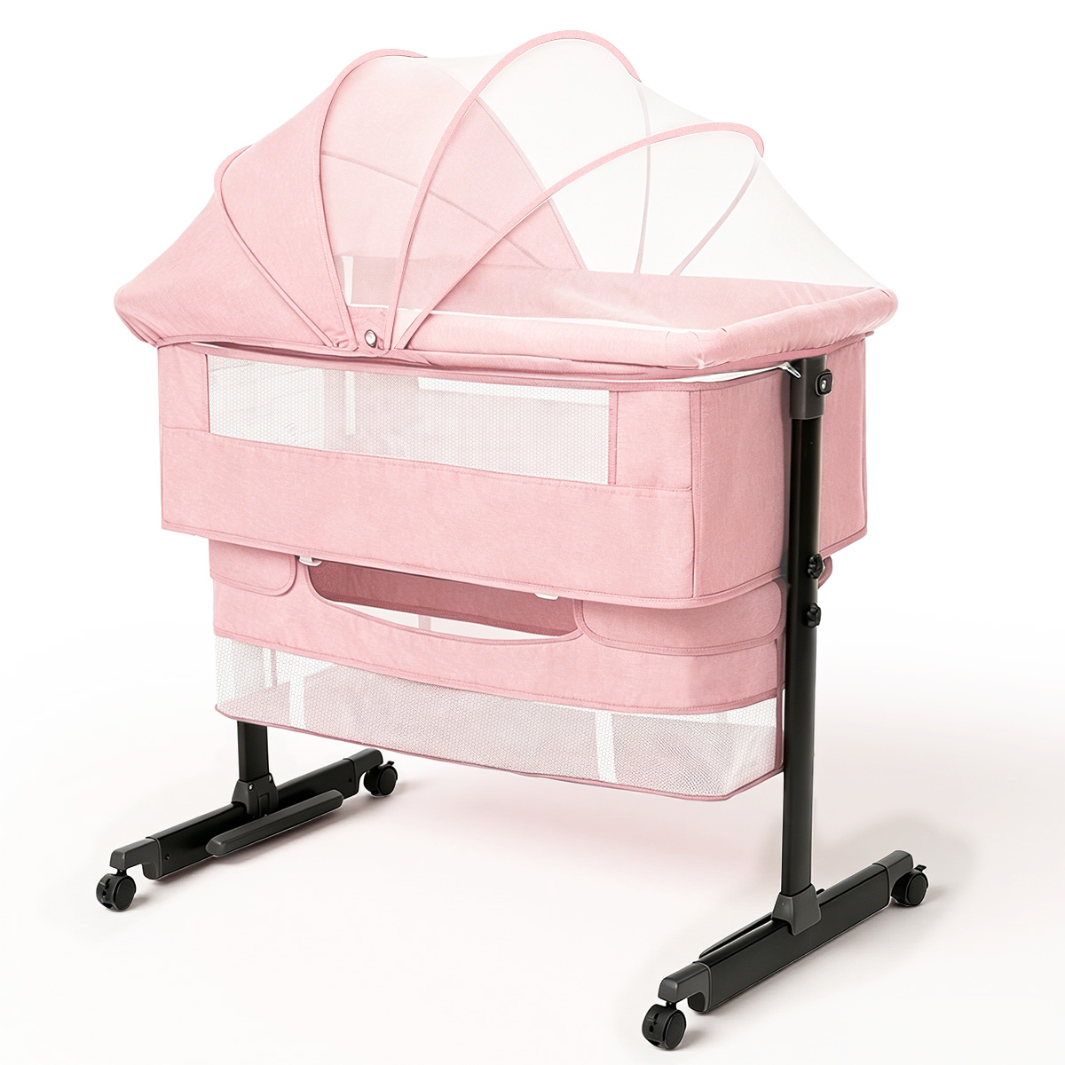 Baby Bedside Bassinet, Height‑ - Bassinet Bedside Sleeper ulasan dan harga