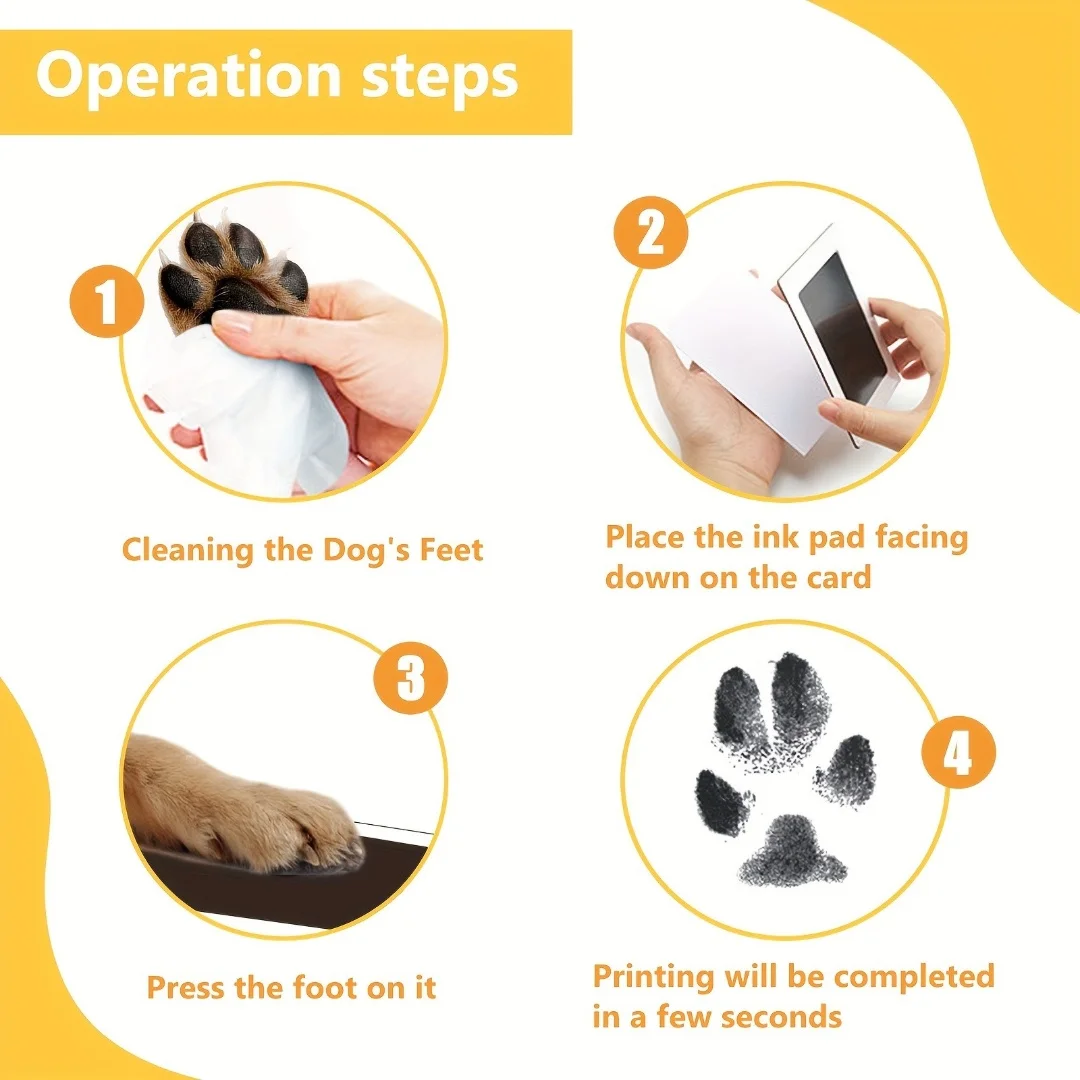 Cat Dog Paw Print Ink Kit Pad  - Footprint Ink Kit ulasan dan harga