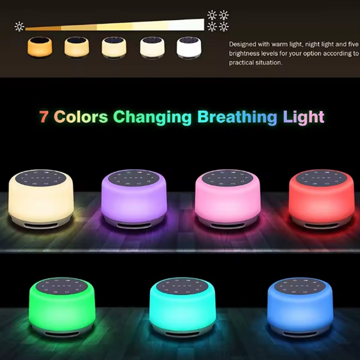 M85K Portable Sleep Sound Mach - Baby Sound Machine White ulasan dan harga