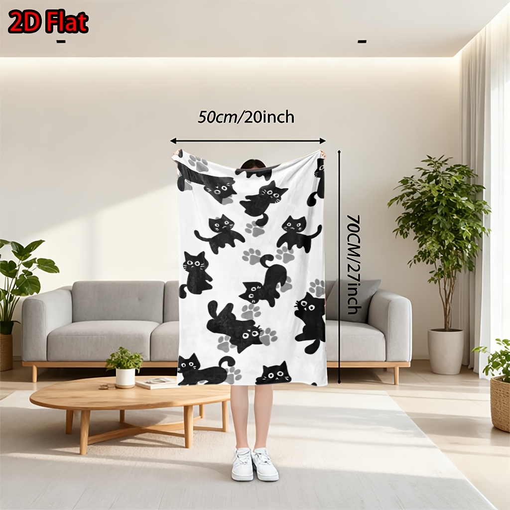 Cute Cat Print Blanket Throw C - Baby Nursery Ideas Girl ulasan dan harga