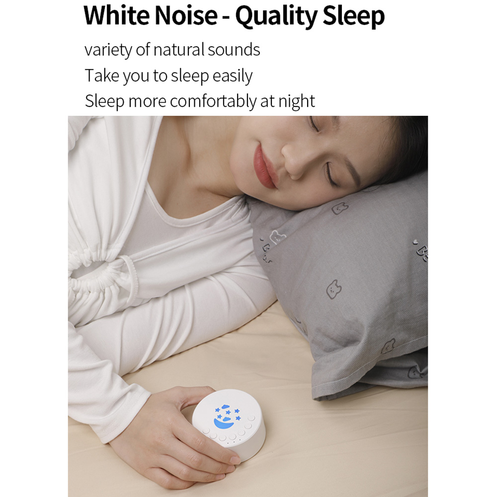 Baby Sleep Machine Desktop Whi - Baby Sound Machine White ulasan dan harga