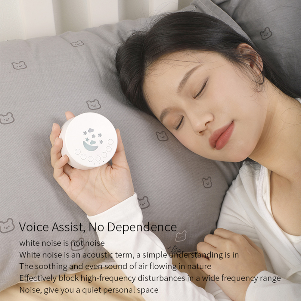 Baby Sleep Machine Desktop Whi - Baby Sound Machine White ulasan dan harga