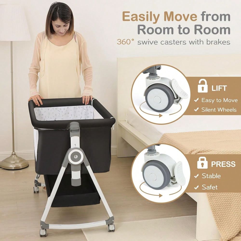 Bassinet, Bedside Bassinet For - Bassinet Bedside Sleeper ulasan dan harga
