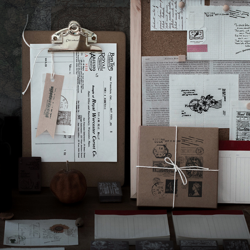 Vintage Bill Note Postage Foam - Footprint Ink Kit ulasan dan harga