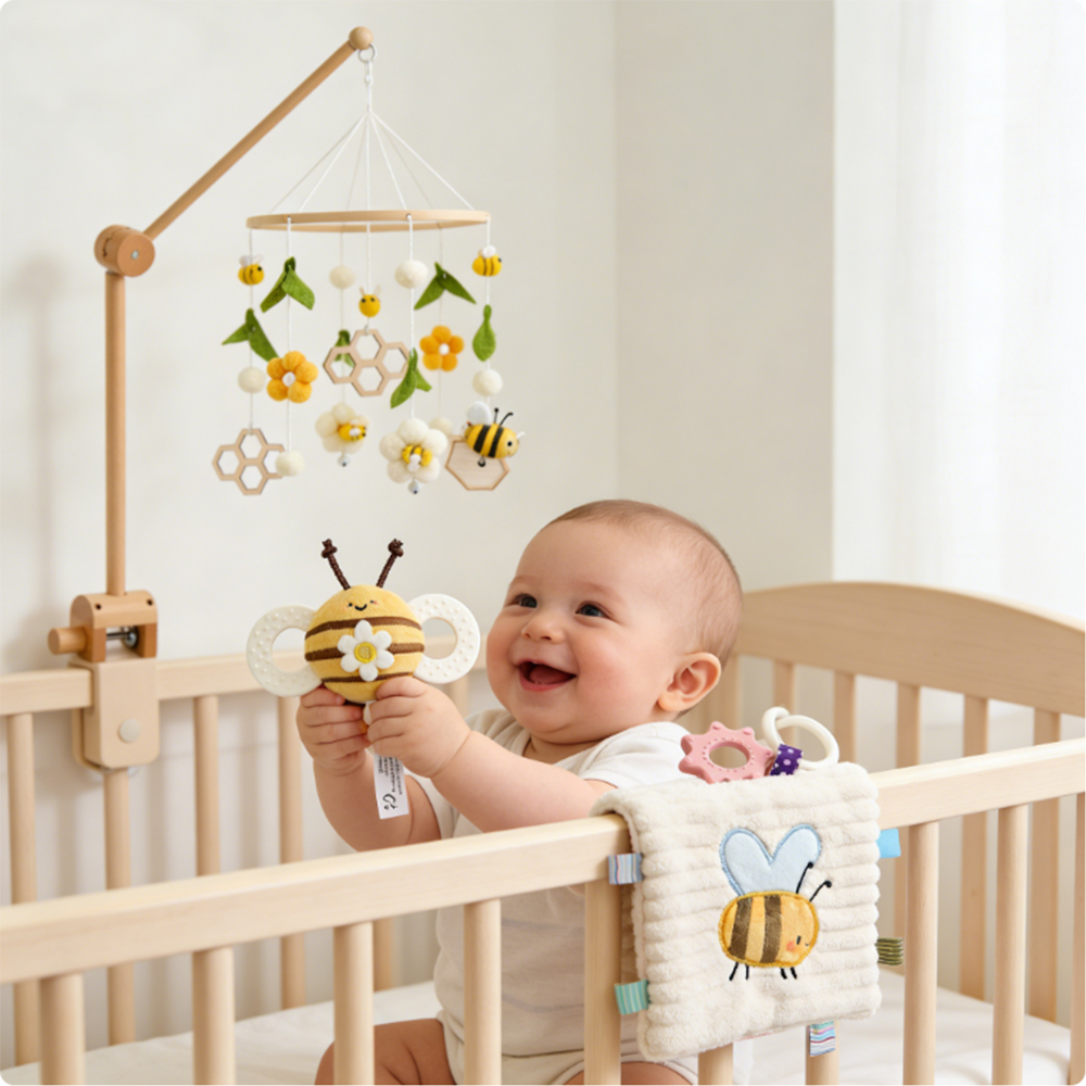 Baby Crib Mobile Rattle Toy Fo - Baby Nursery Music ulasan dan harga