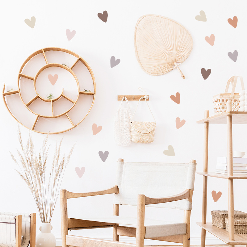 Hearts Creative Wall Sticker F - Baby Nursery Vinyl Wall Stickers ulasan dan harga