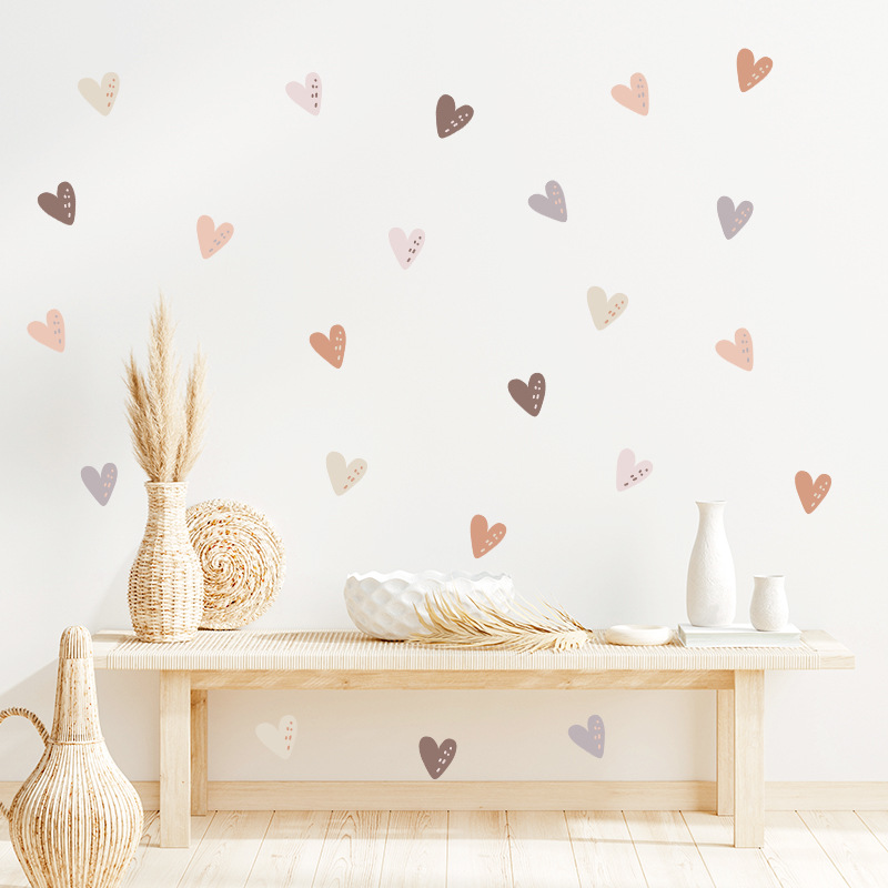 Hearts Creative Wall Sticker F - Baby Nursery Vinyl Wall Stickers ulasan dan harga