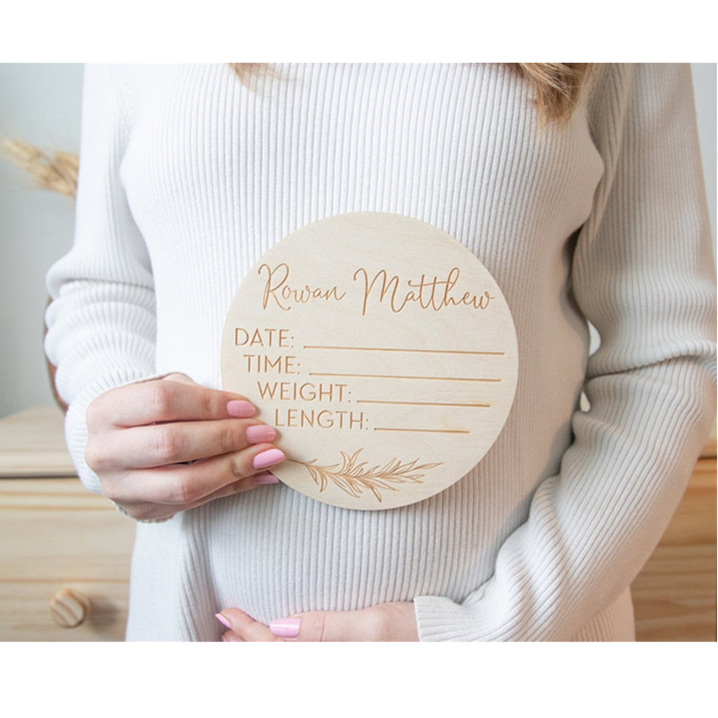 Wooden baby name sign Personal - Baby Nursery In Hospital ulasan dan harga