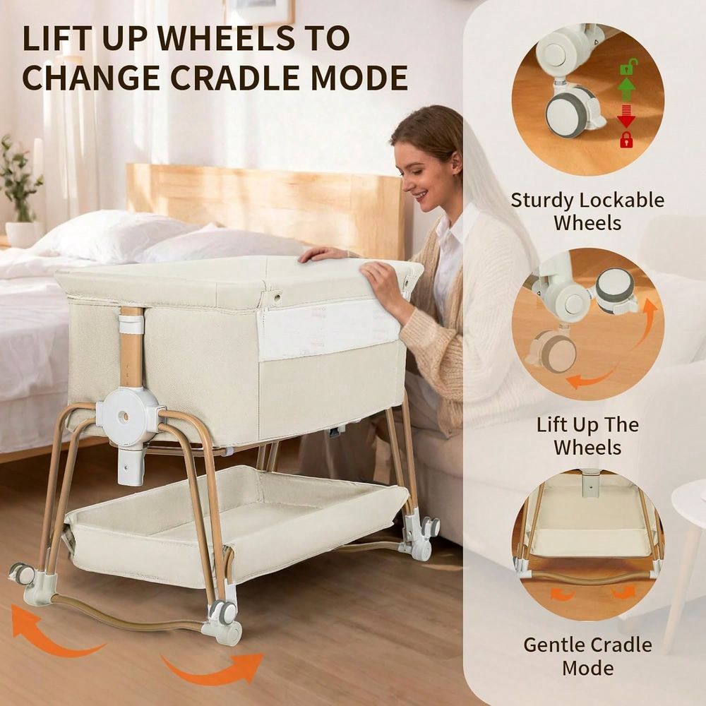 Baby Bassinet For Boys Girls,7 - Bassinet Bedside Sleeper ulasan dan harga