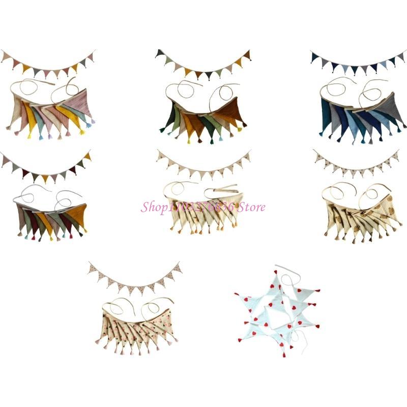 R6FD Soft Fabric Bunting Banne - Baby Nursery Gender Neutral ulasan dan harga