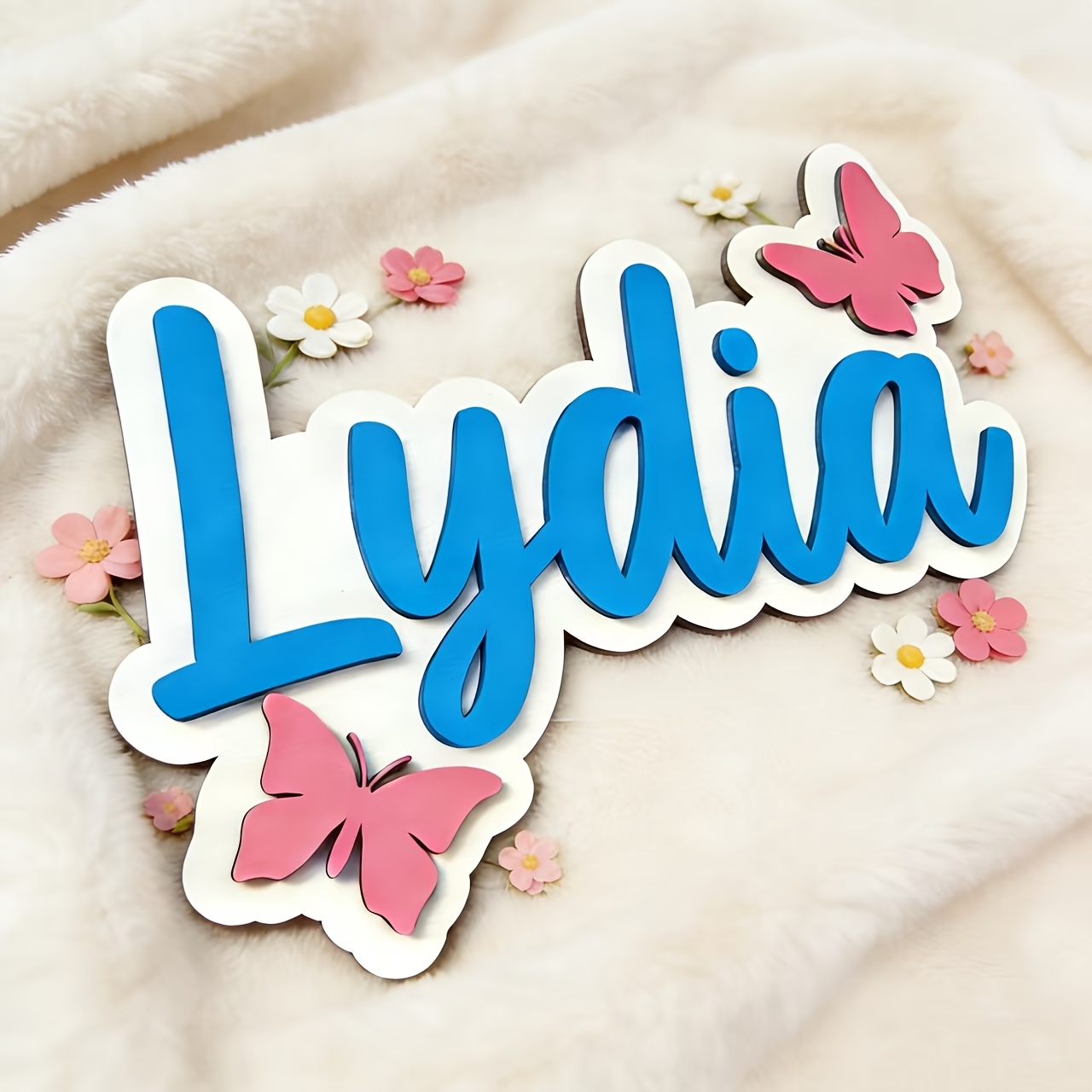 Personalized Blue & Pink Butte - Baby Nursery Room ulasan dan harga