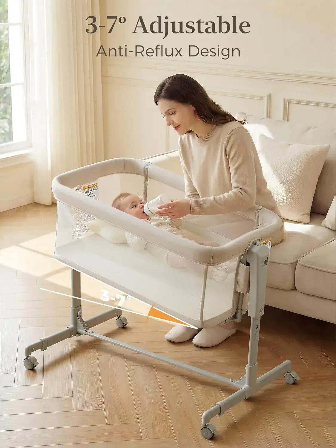 Baby Bassinet Bedside Sleeper  - Bassinet Bedside Sleeper ulasan dan harga