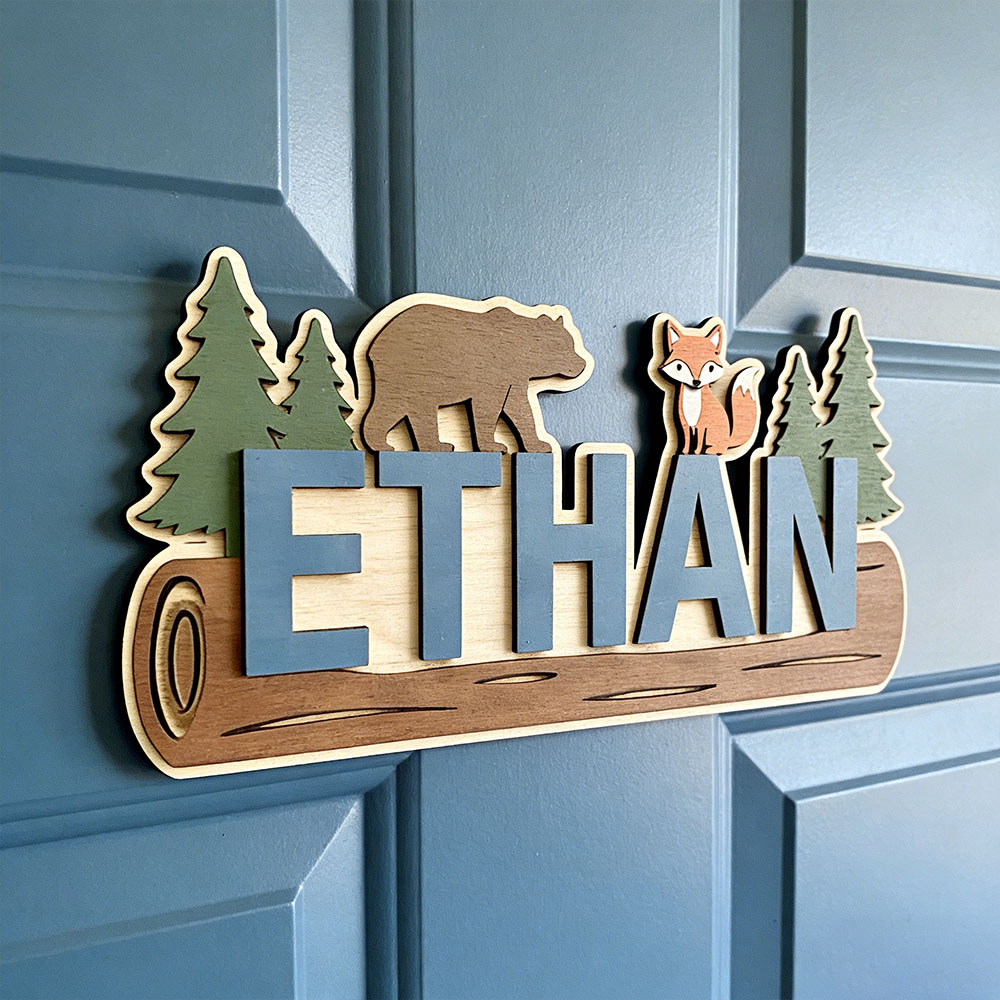 Woodland Forest Animal Persona - Baby Nursery Usa ulasan dan harga