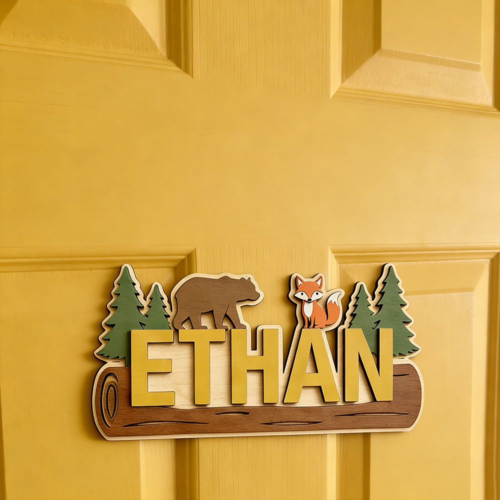Woodland Forest Animal Persona - Baby Nursery Usa ulasan dan harga