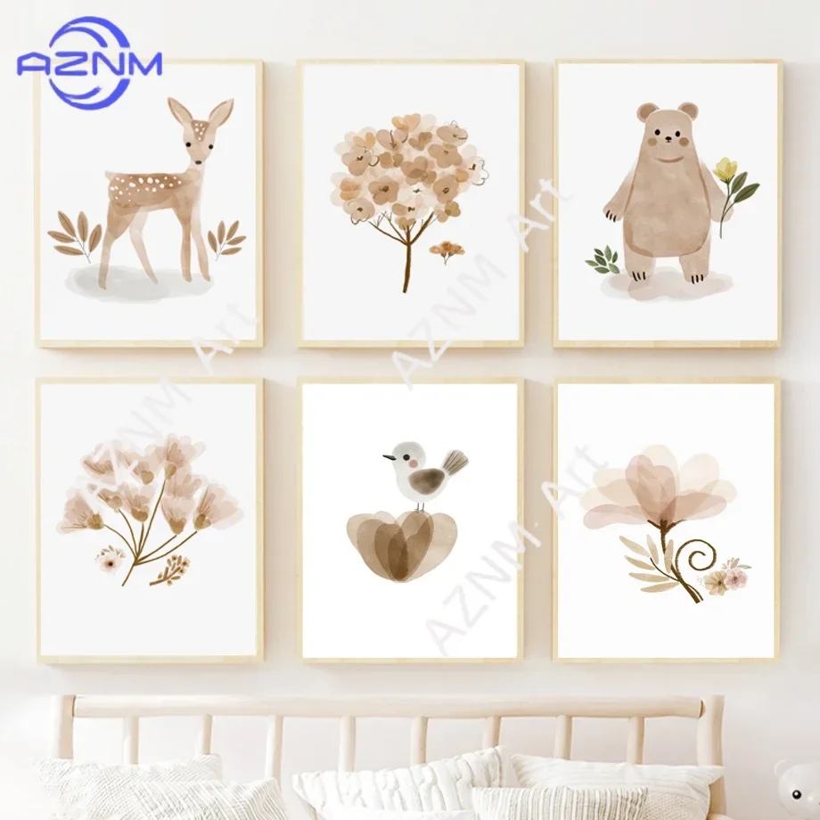 Boho Nursery Wall Art Canvas - - Baby Nursery Wall Art ulasan dan harga