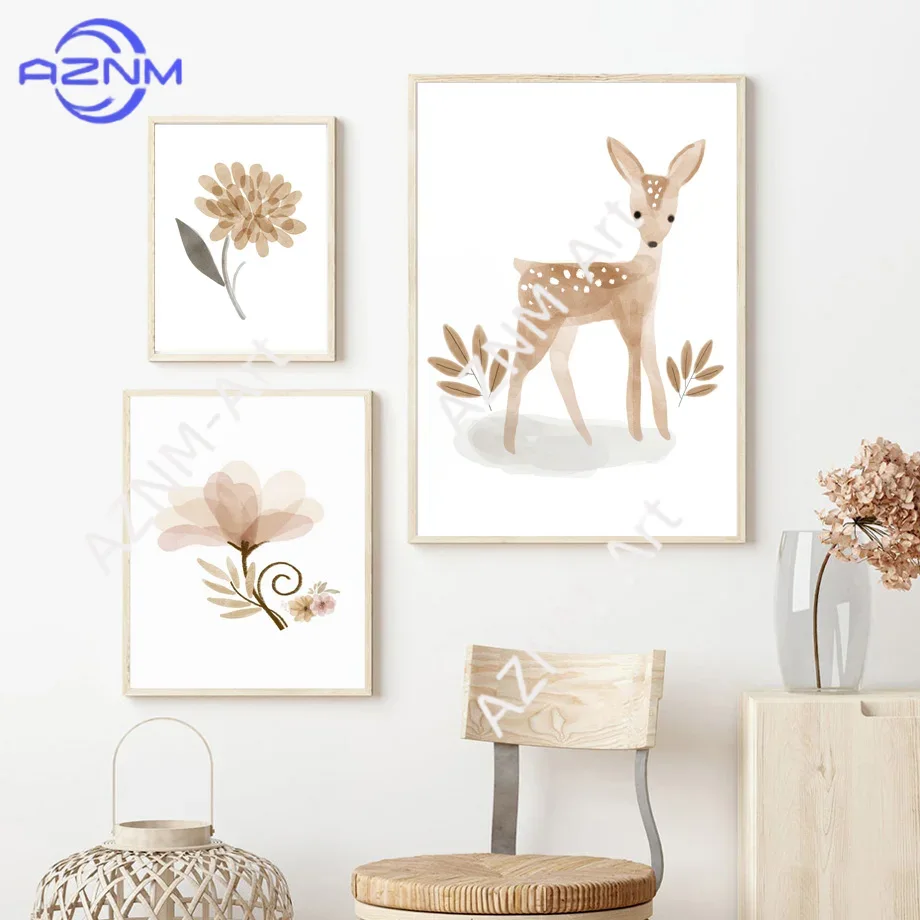 Boho Nursery Wall Art Canvas - - Baby Nursery Wall Art ulasan dan harga