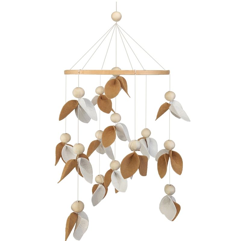 A84E-Boho Felt Cloth Mobile Fo - Baby Nursery Gender Neutral ulasan dan harga
