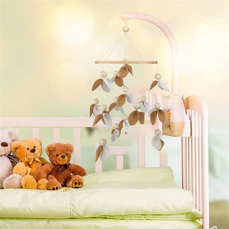 A84E-Boho Felt Cloth Mobile Fo - Baby Nursery Gender Neutral ulasan dan harga
