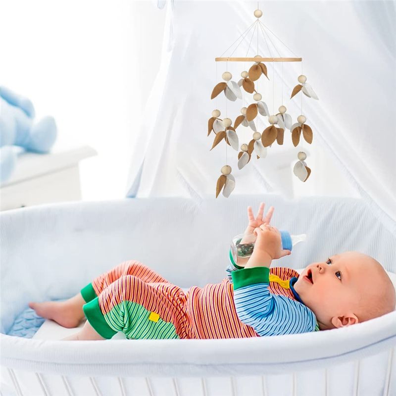 A84E-Boho Felt Cloth Mobile Fo - Baby Nursery Gender Neutral ulasan dan harga