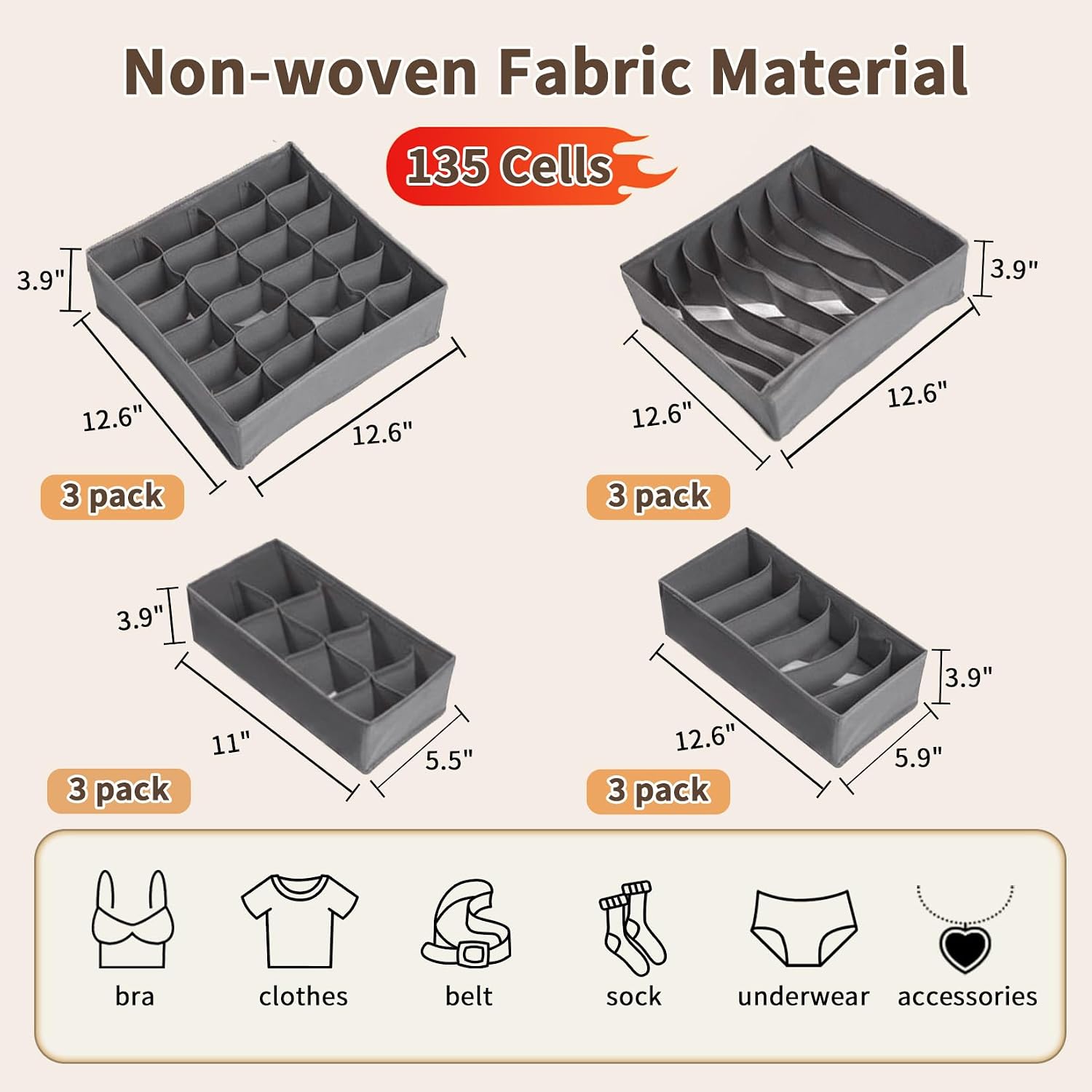 Garvee Home Space-Saving 12Pac - Baby Nursery Organization Ideas ulasan dan harga