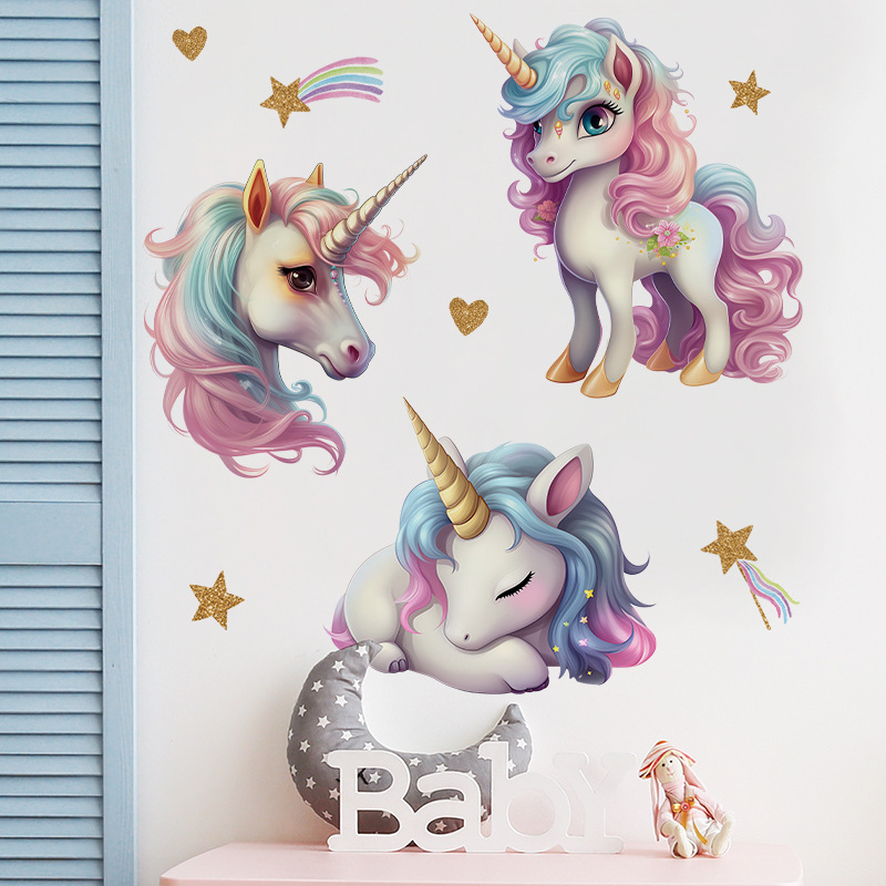 Unicorn Decorative Vinyl Child - Baby Nursery Ideas Girl ulasan dan harga