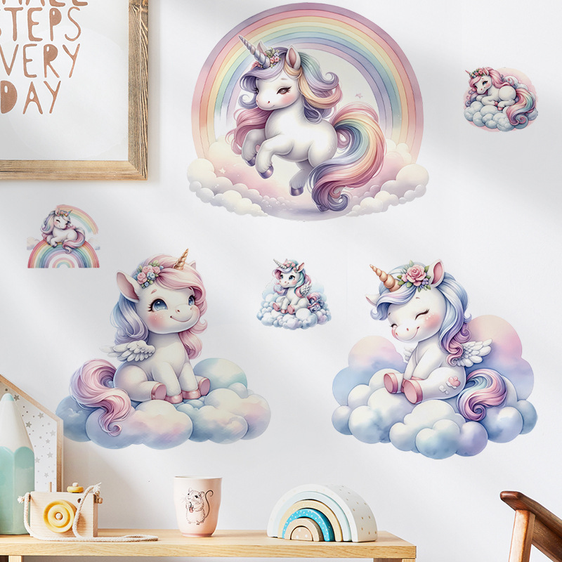 Unicorn Decorative Vinyl Child - Baby Nursery Ideas Girl ulasan dan harga