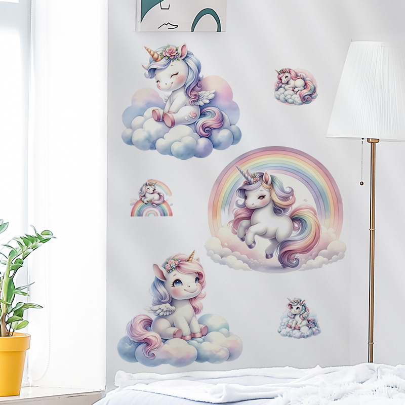 Unicorn Decorative Vinyl Child - Baby Nursery Ideas Girl ulasan dan harga
