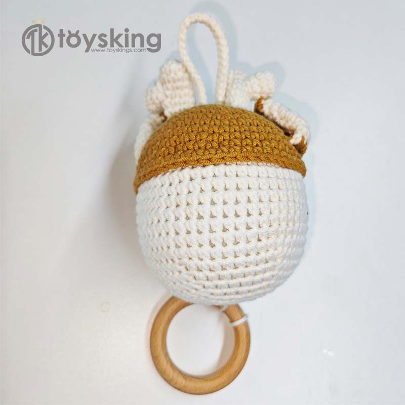 Handmade Crochet Deer Style Mu - Baby Nursery Music ulasan dan harga