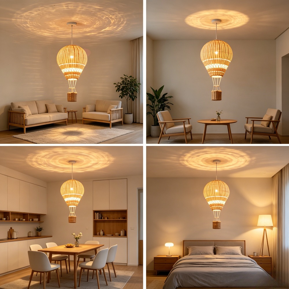 Hot Air Balloon Chandeliers LE - Baby Nursery Hot Air Balloon ulasan dan harga