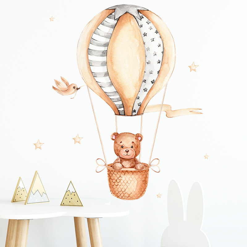 Little Bear Hot Air Balloon Wa - Baby Nursery Hot Air Balloon ulasan dan harga