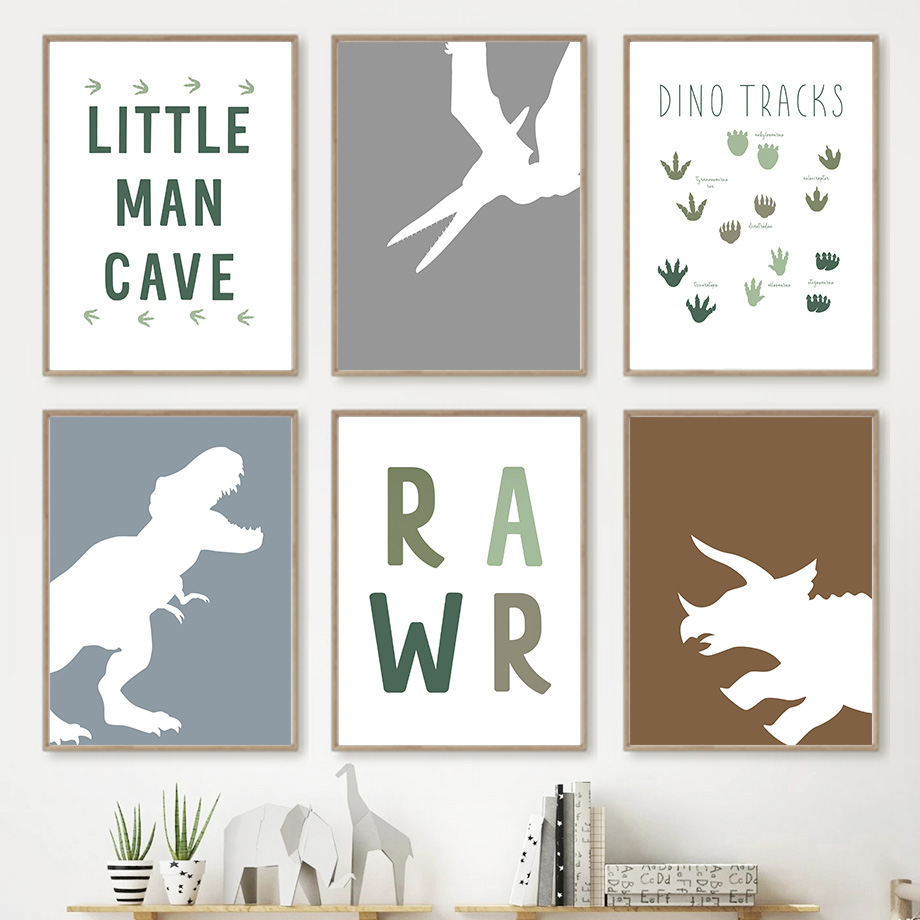 Jurassic Dinosaur Tyrannosauru - Baby Nursery Quotes Wall Art ulasan dan harga