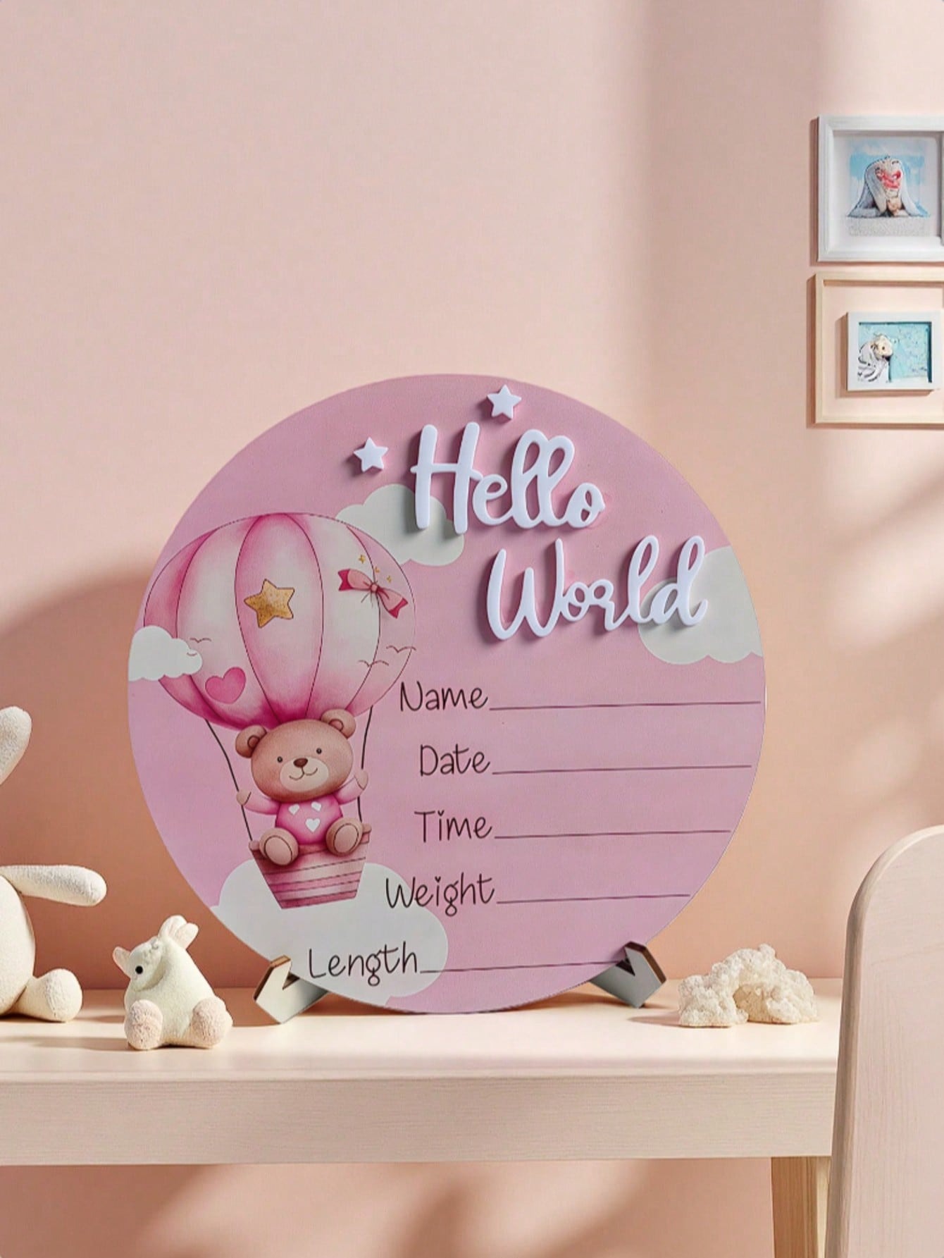 Baby Bear Hot Air Balloon Memo - Baby Nursery Hot Air Balloon ulasan dan harga