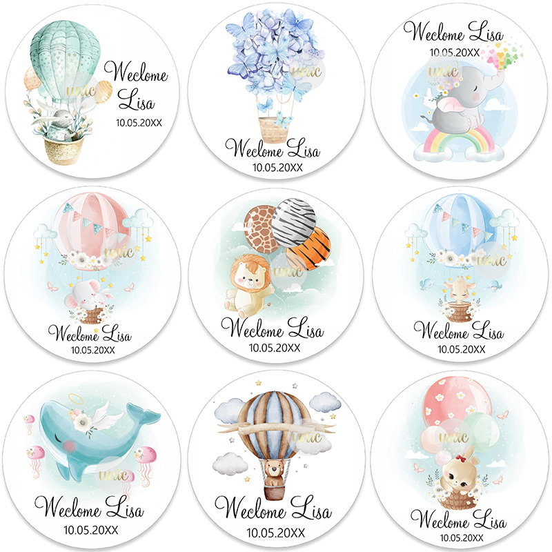 Custom Welcome Baby  Hot Air B - Baby Nursery Hot Air Balloon ulasan dan harga