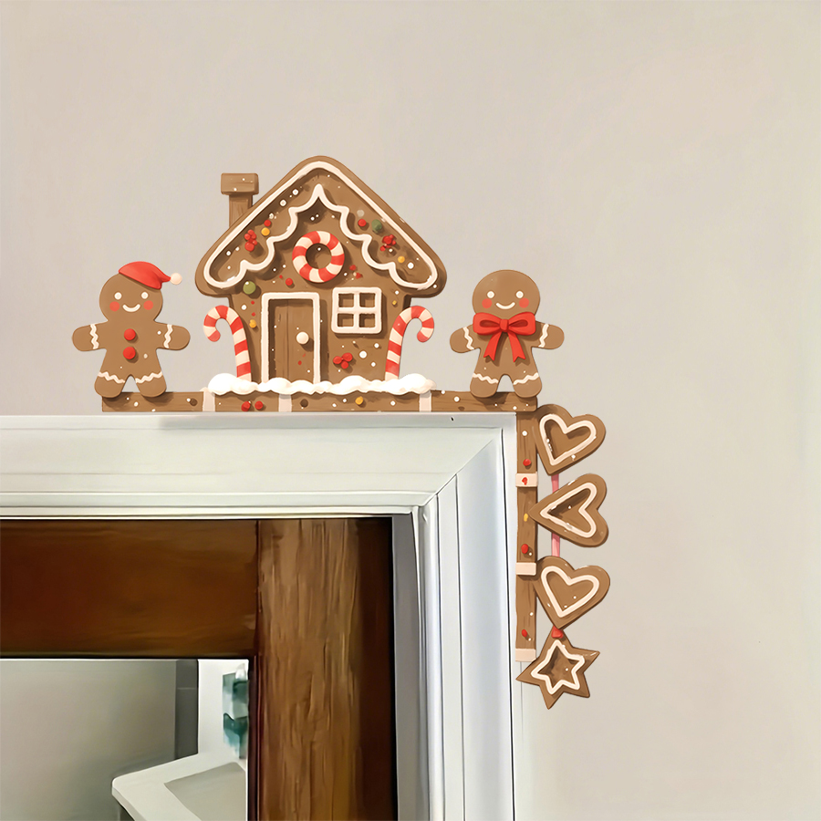 Gingerbread House & Man Christ - Baby Nursery Wall Art ulasan dan harga
