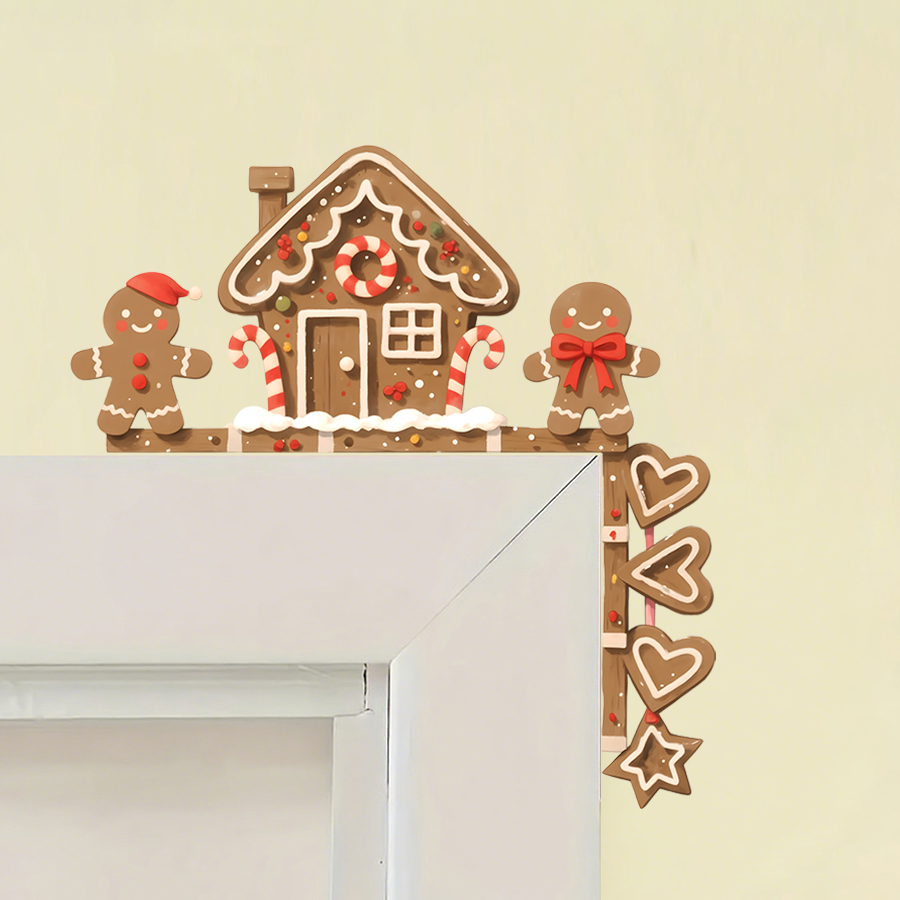 Gingerbread House & Man Christ - Baby Nursery Wall Art ulasan dan harga
