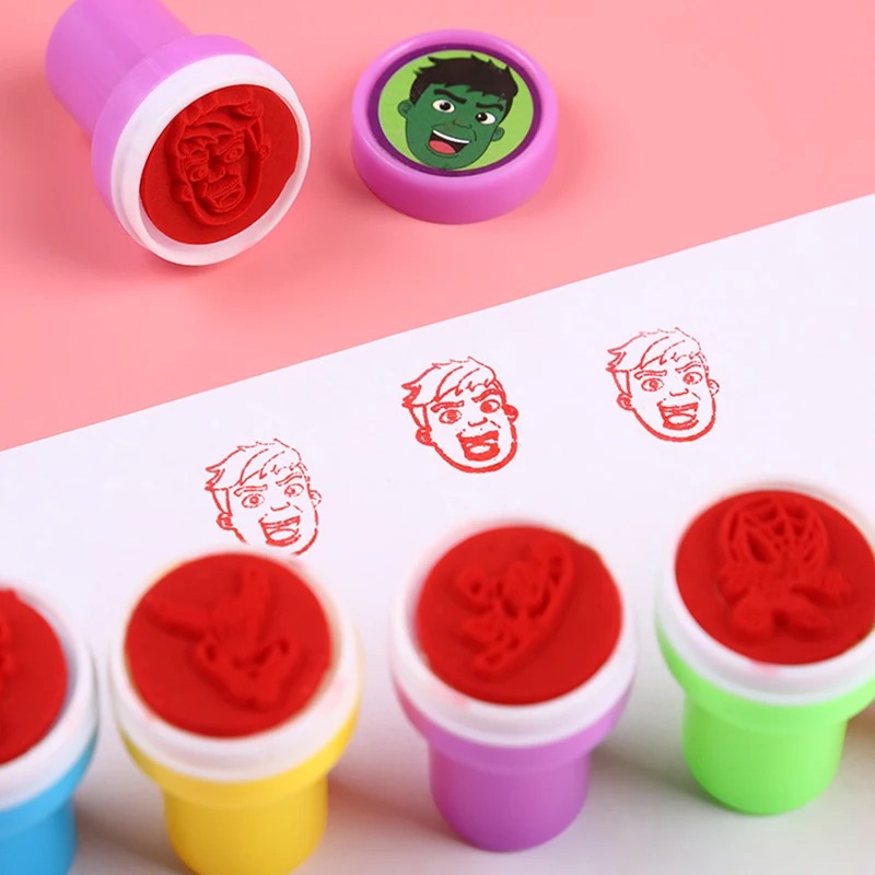 10Pcs/Set Spider--man Cartoon  - Footprint Ink Kit ulasan dan harga
