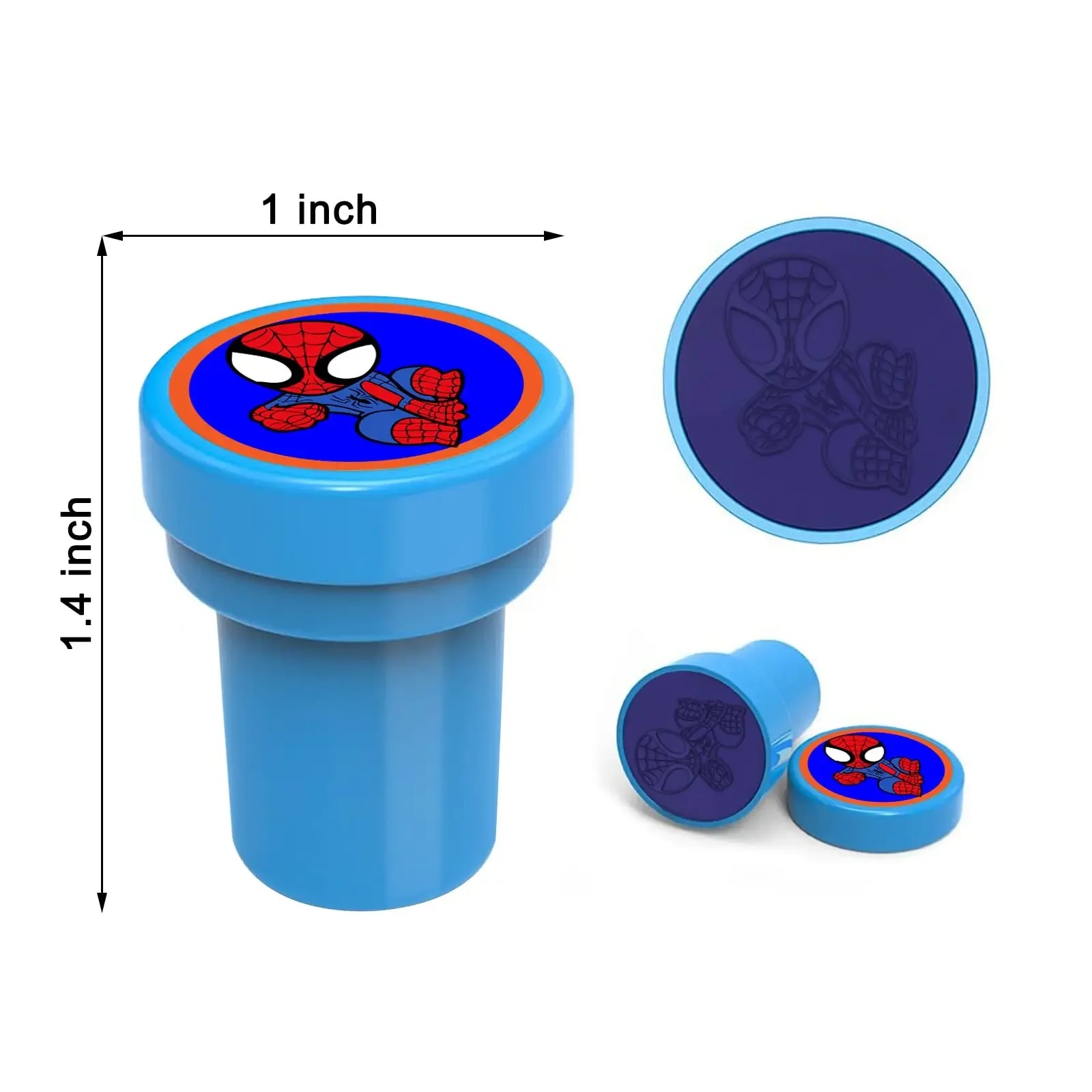 10Pcs/Set Spider--man Cartoon  - Footprint Ink Kit ulasan dan harga