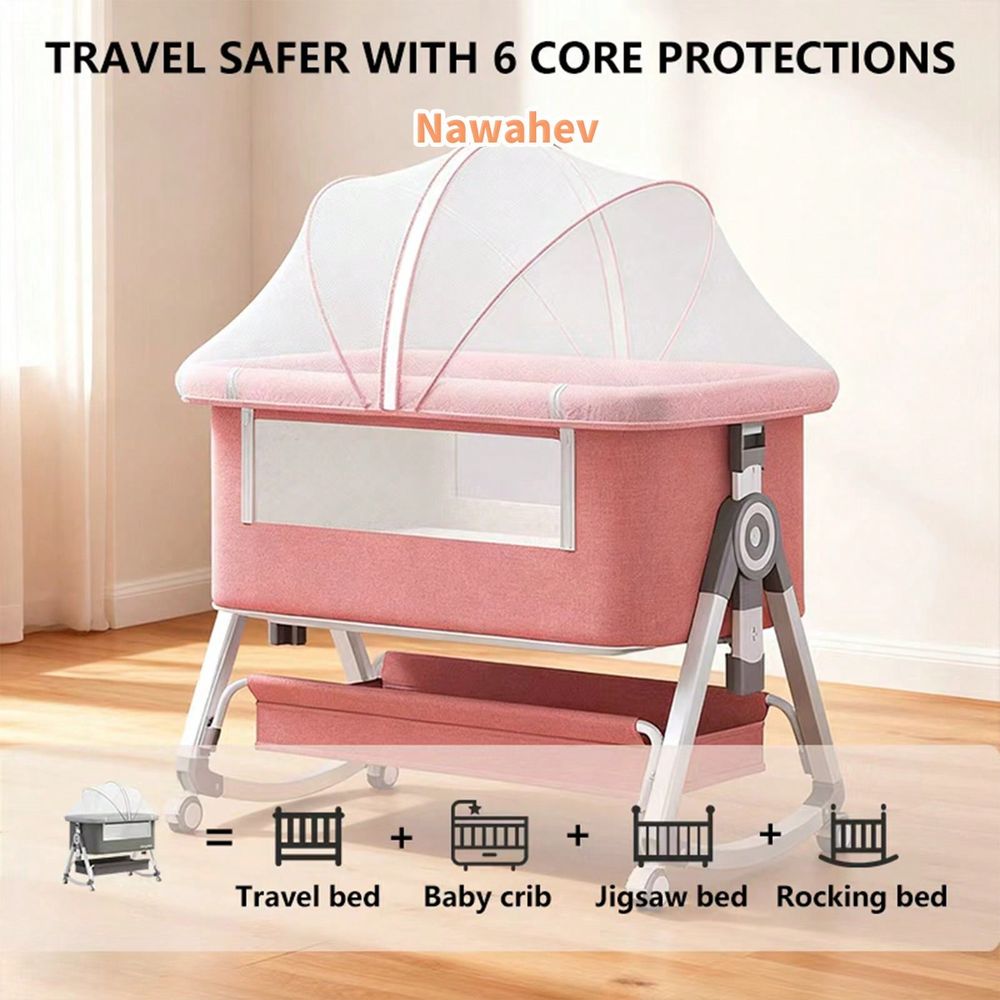 4In1 Baby Bassinet Bedside Sle - Bassinet Bedside Sleeper ulasan dan harga
