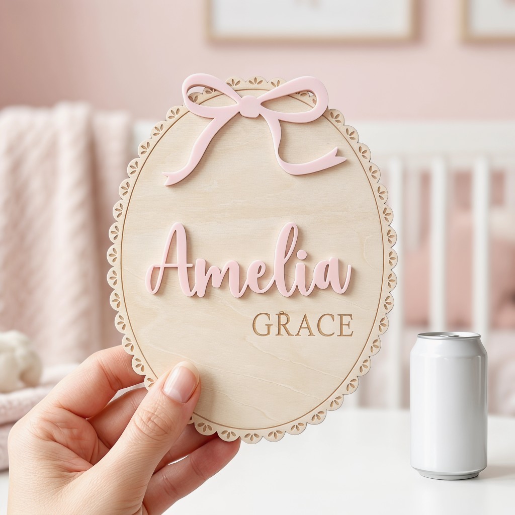 1Pc Custom Bow Lace Edge Baby  - Baby Nursery Room ulasan dan harga